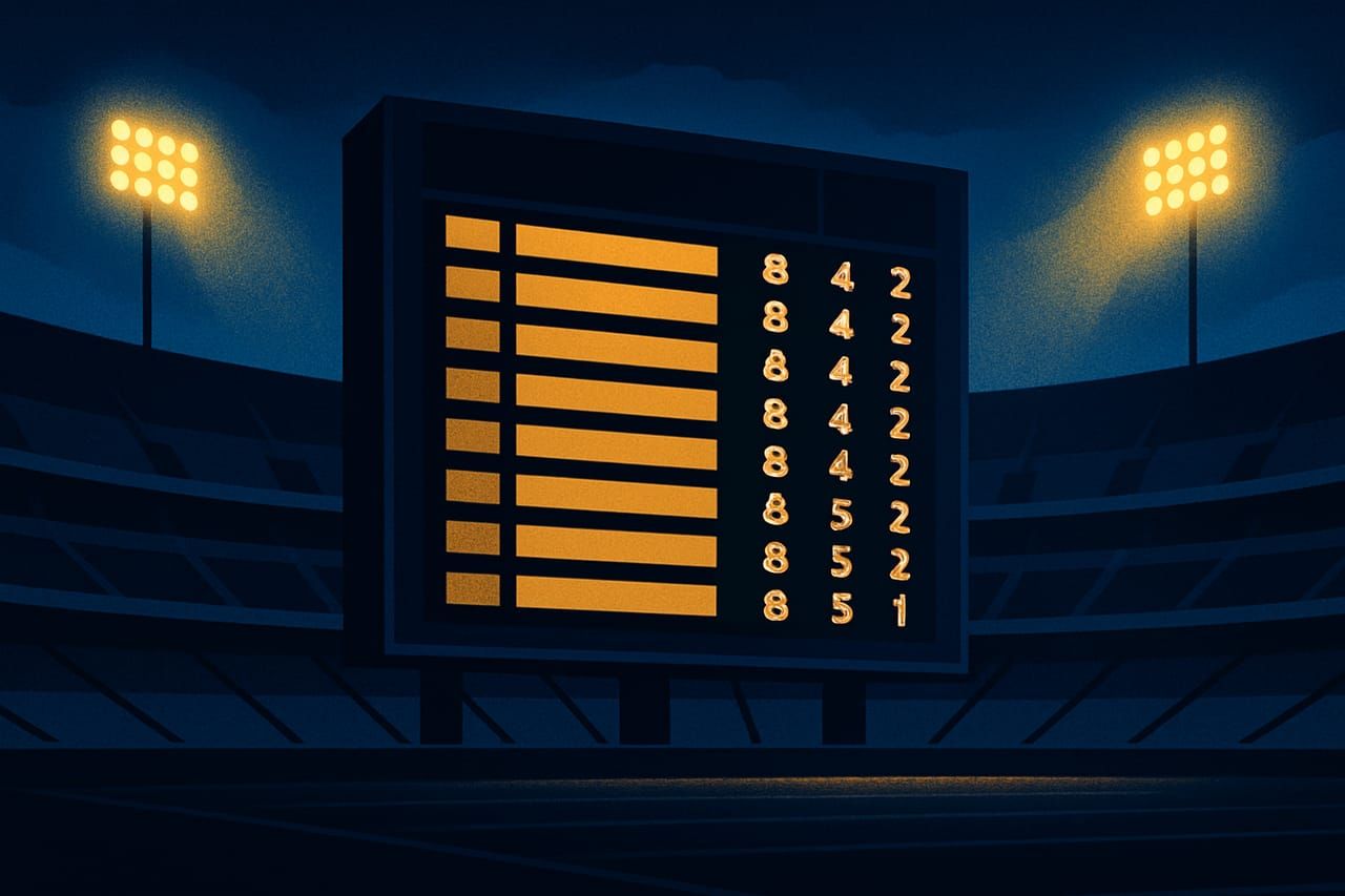 Four teams, two spots, one shrinking gap