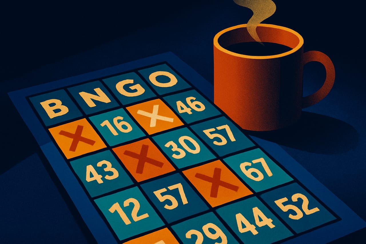 Speed bingo and why the room fills in minutes