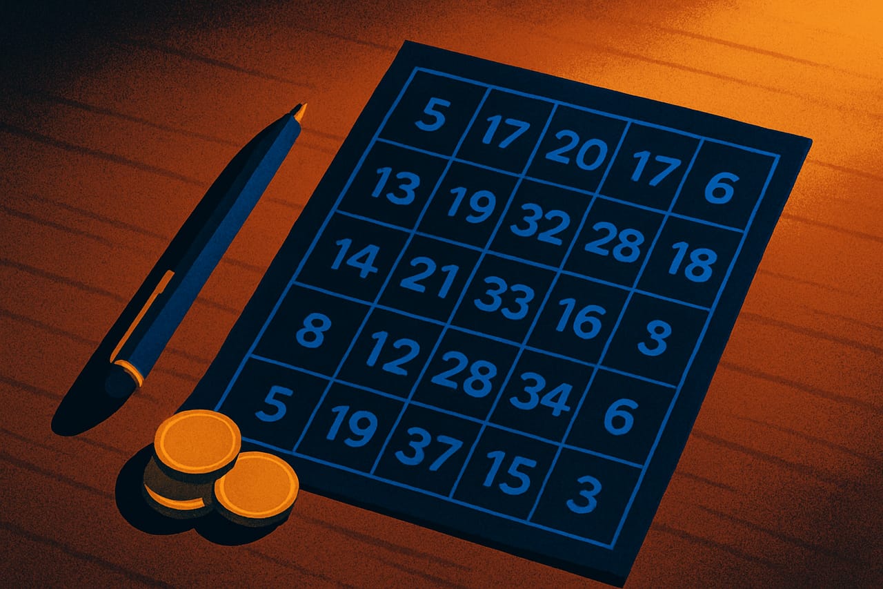 Why the ball count on your bingo ticket changes the whole game