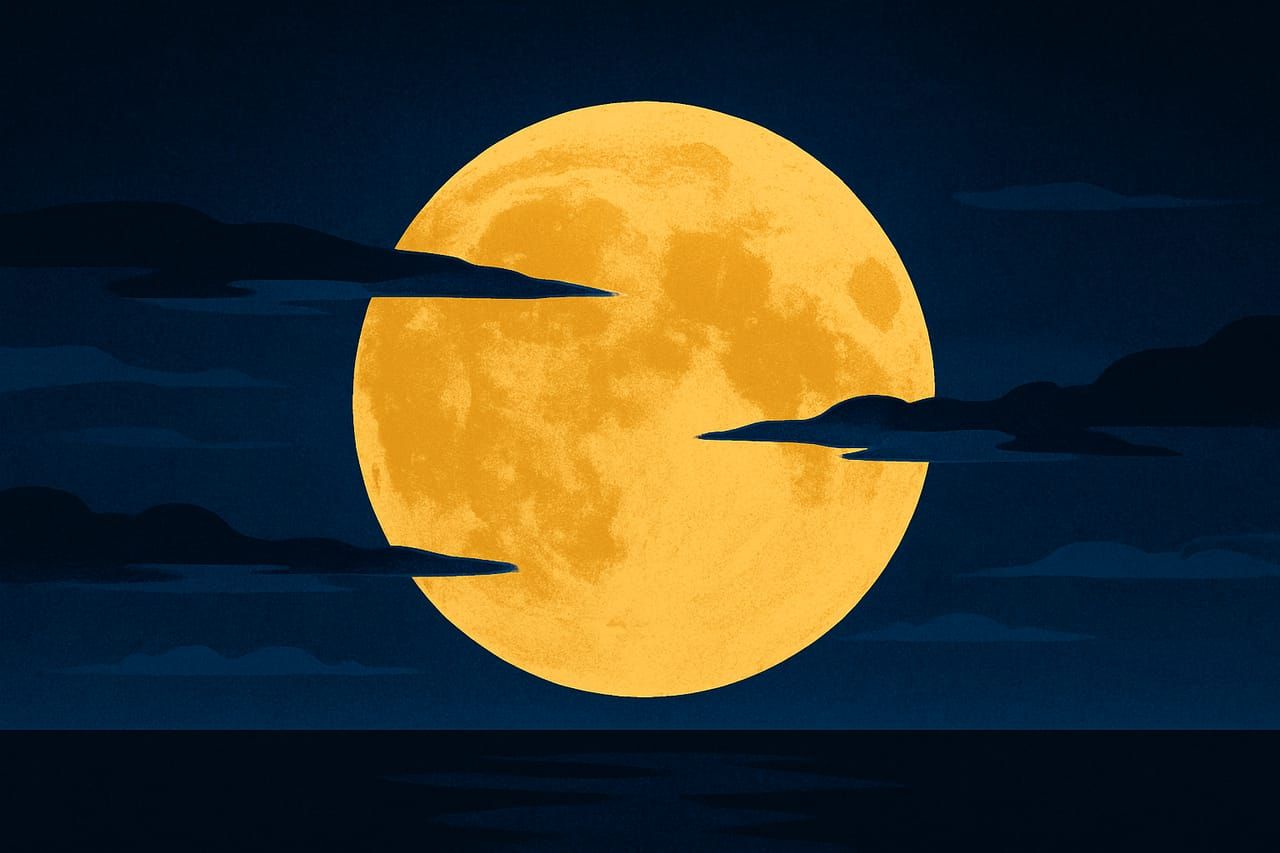 What a blue moon actually is, in case the term's doing the work