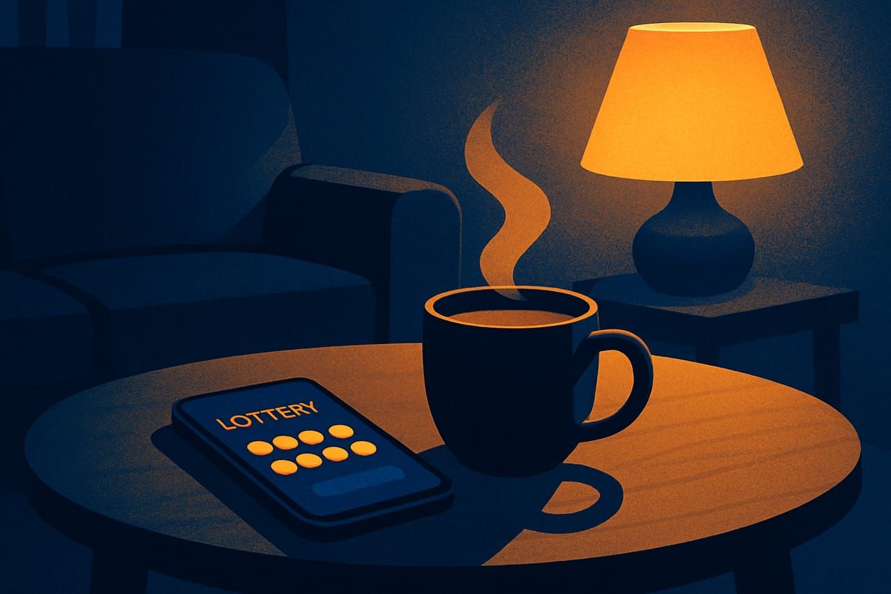 The wait between lottery draws, and what actually fills it